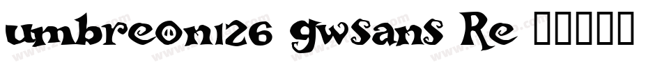 umbreon126_gwsans Re字体转换